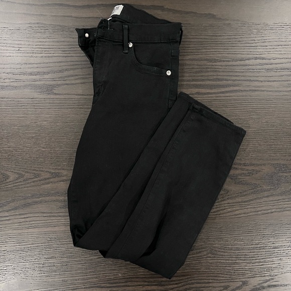 Agolde “Filter Free” Black Skinny Denim Jeans Size 26 - Picture 2 of 6